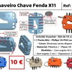 llavero destornillador x11  