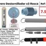 llavero x3 rosca