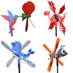 foto de molinillos de viento para impresión 3D.